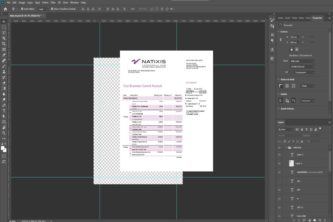 Algérie Justificatif de domicile bancaire Natixis Algérie modèle de relevé bancaire au format Word et PDF template Algérie Justificatif de domicile bancaire Natixis Algérie modèle de relevé bancaire au format Word et PDF template